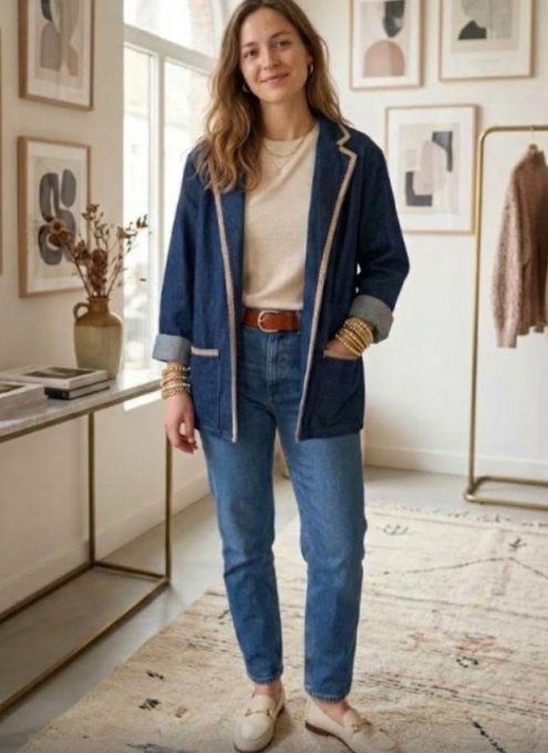 Veste en jean 